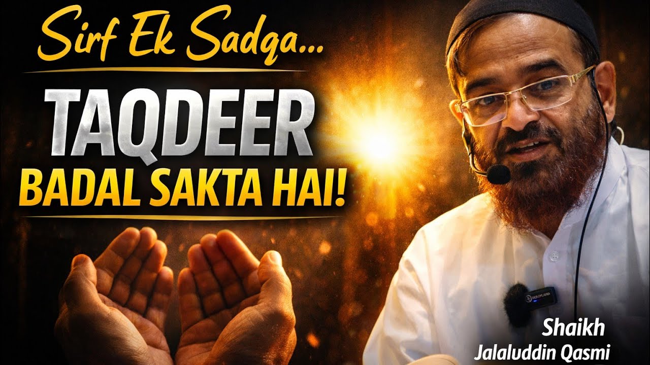 “Sadqa Dene Se Kya Hota Hai? | Dil Hila Dene Wala Bayan | Shaikh Jalaluddin Qasmi”