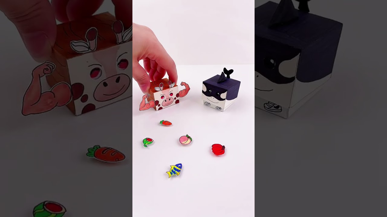 Creative and Fun Brainrot MEME Magical Magnetic Cube🧲 #diy #italianbrainrot