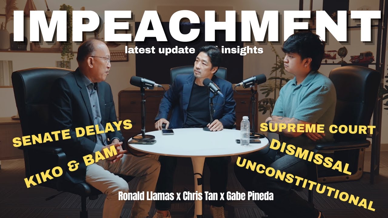 Ronald Llamas x Gabe Pineda x Chris Tan on impeachment, Senate, SC, Trolls, Kiko & Bam