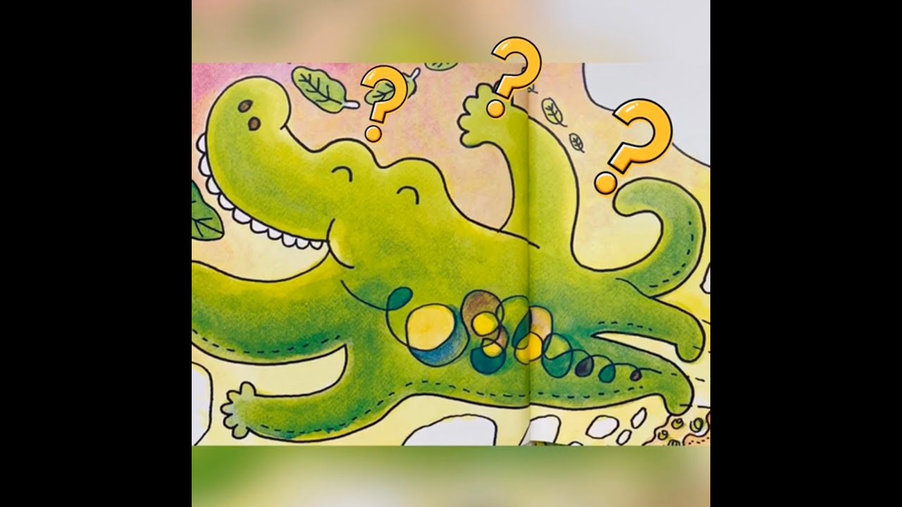 奇點老師說故事★愛吃青菜的鱷魚--伊伊老師＋孟孟老師【最後還有互動認知小遊戲喔！】
