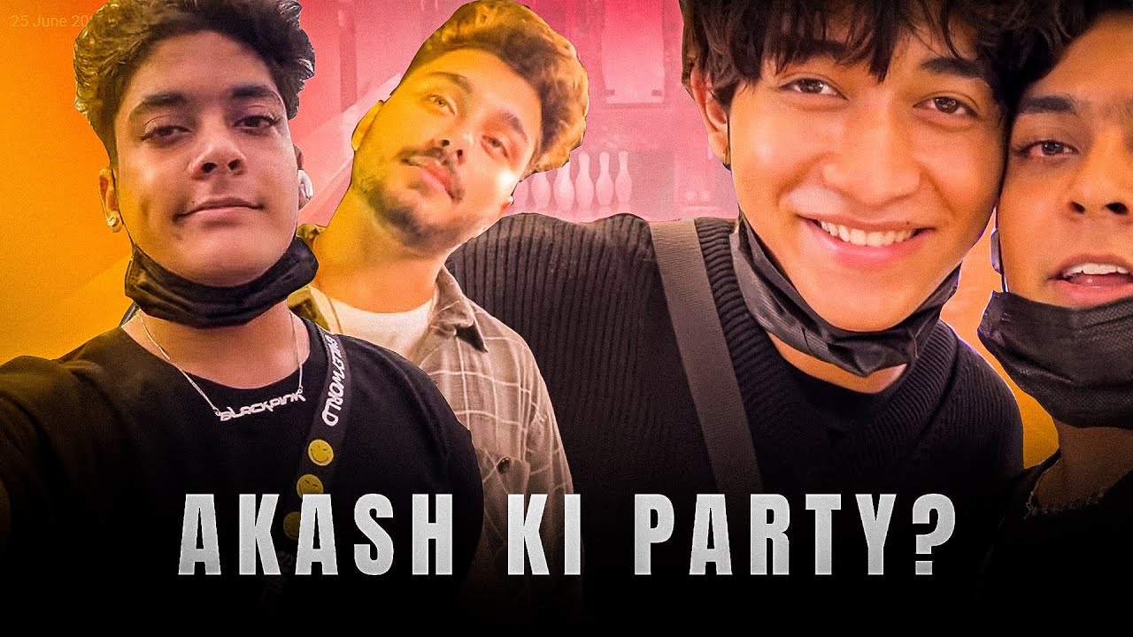 Akash ki party?? ft. @akash_thapa14 & @hardiksharma