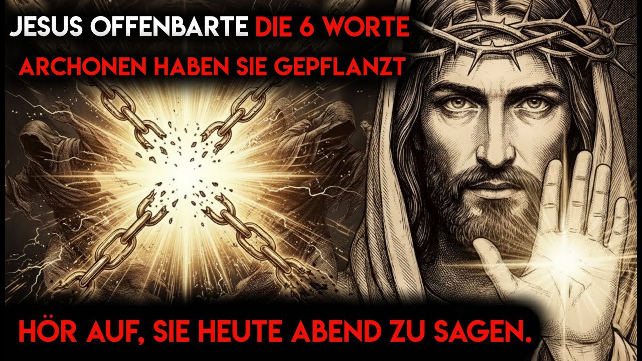 Jesus enthüllte die 6 Worte, die Archonten in jede Religion eingepflanzt haben – hört auf, sie heute
