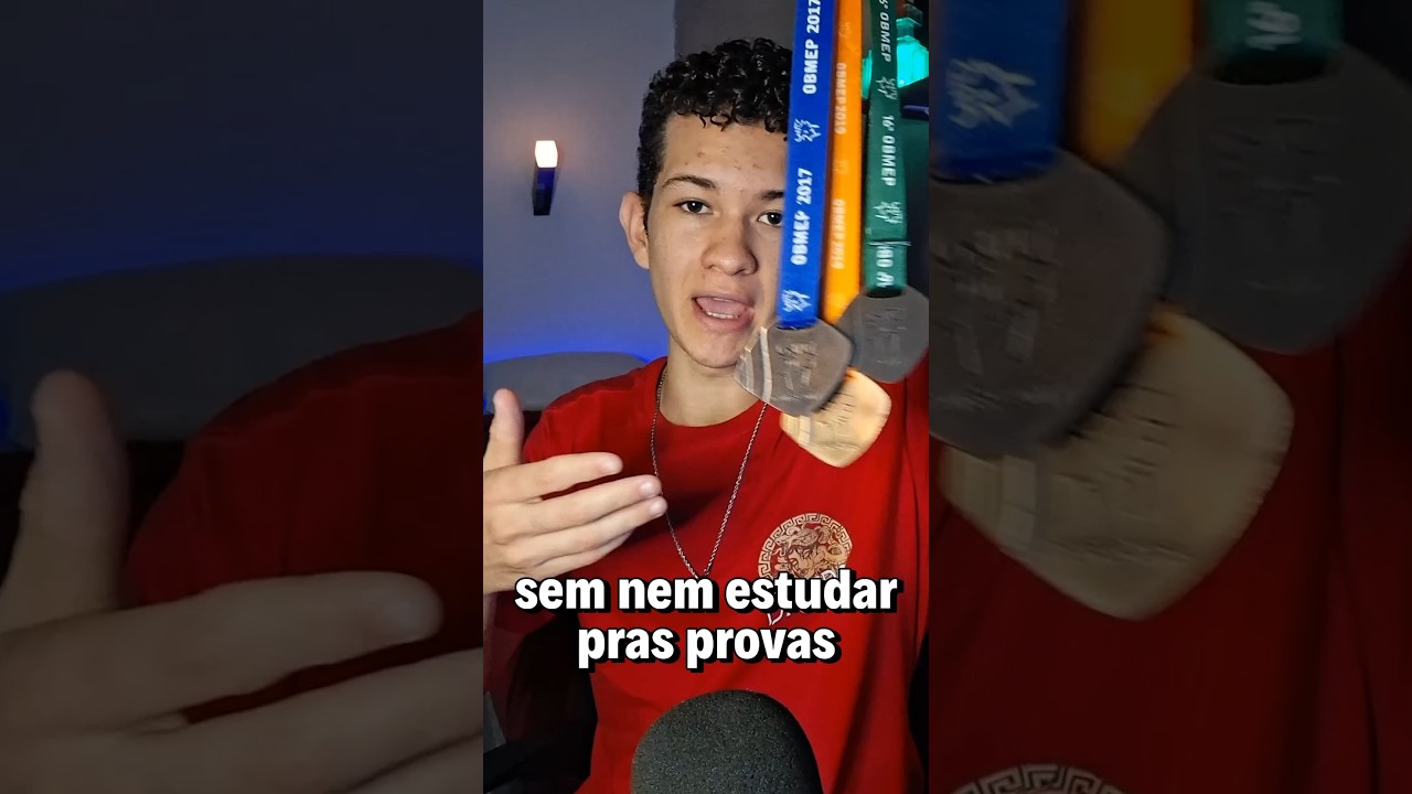 Como GANHEI 3 Medalhas da OBMEP? #obmep #medalhas #neon