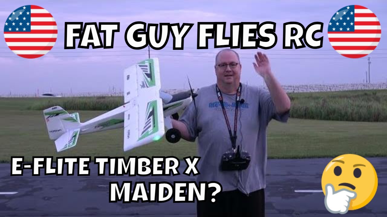 E-FLITE TIMBER X MAIDEN- NEW BUT USED? by Fat Guy Flies RC