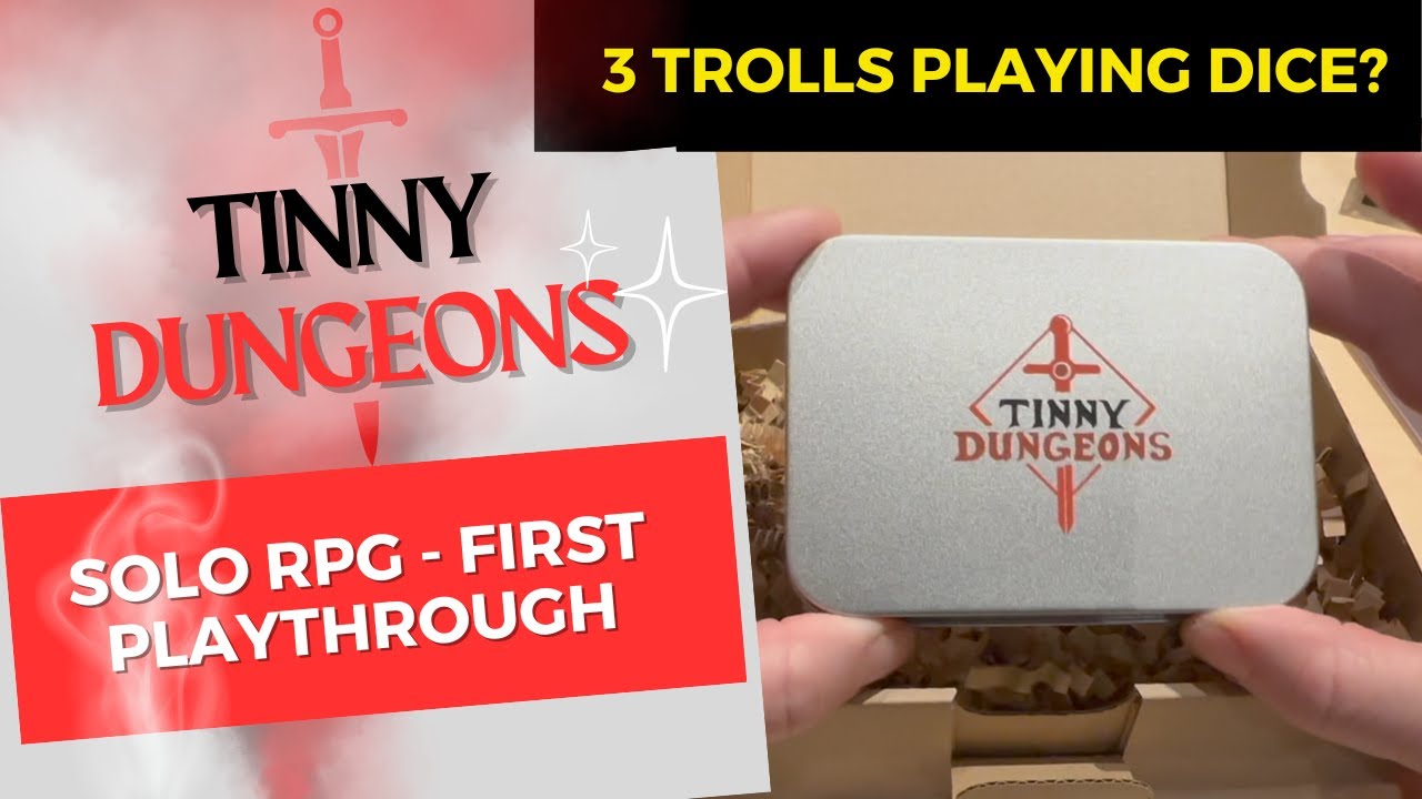 🎲 Unleashing Chaos in the Tinny Dungeon! 🐉 | Solo RPG Adventure Ep. 1