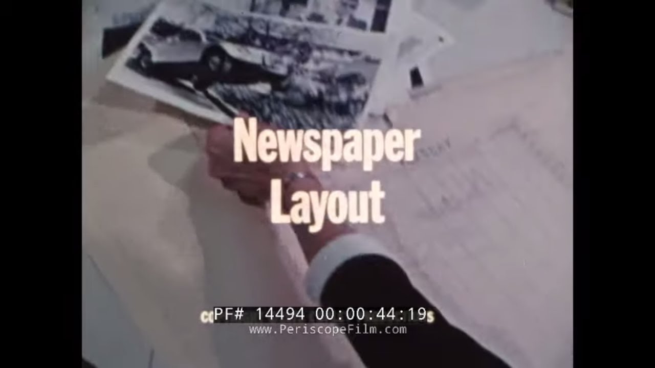 МАКЕТ ГАЗЕТЫ 1970-х ГОДОВ ГРАФИЧЕСКИЙ ДИЗАЙН ОБРАЗОВАТЕЛЬНОГО ФИЛЬМА 14494
