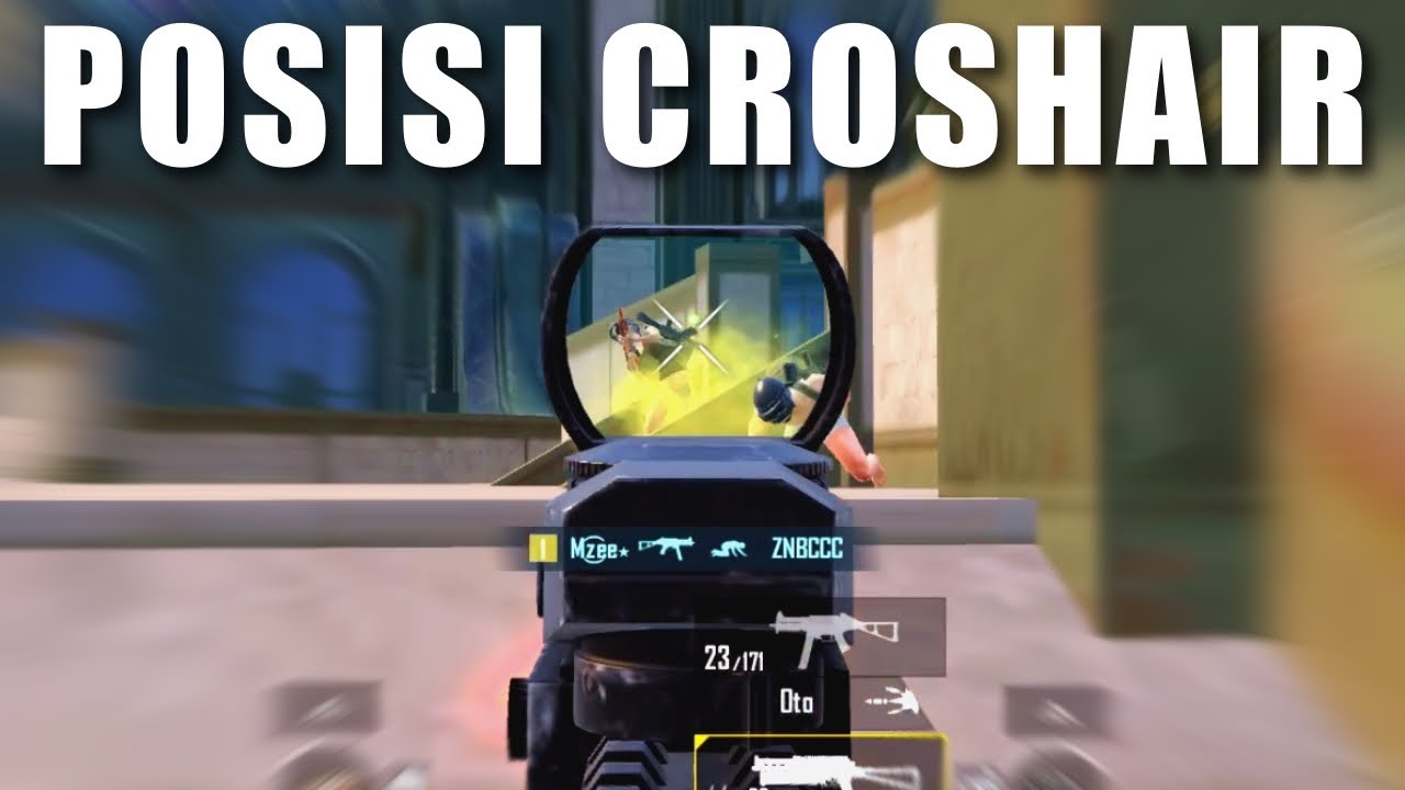 TIPS PENEMPATAN CROSSHAIR KETIKA RUSH! SOLO VS SQUAD PUBG MOBILE
