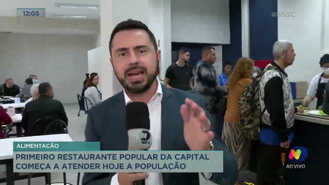 primeiro restaurante popular de Florianópolis começa a atender a população