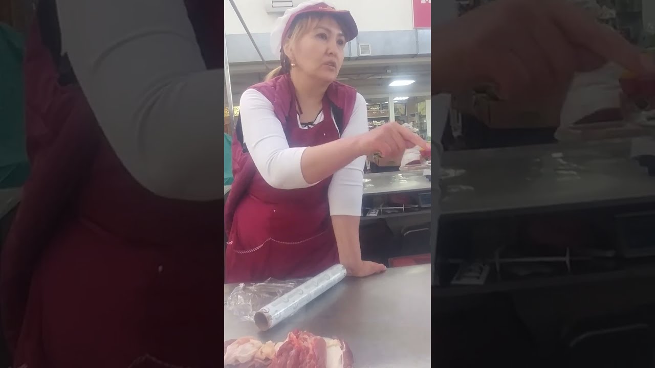 Почем конина красавица казашка? Омск. Казачий рынок. Купил 20 кг! Спасибо Рысбике!