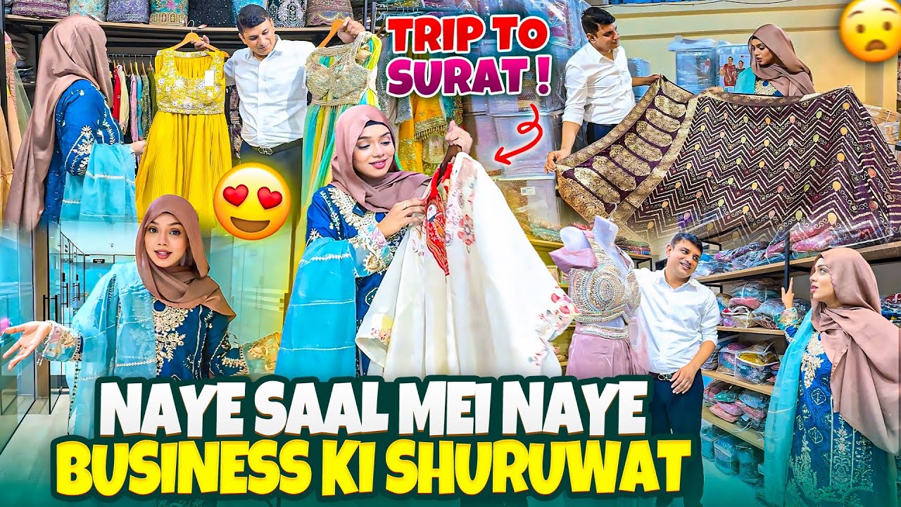 Naye Saal Mei Naye Business Ki Shuruwat😍 | Trip To Surat 🚗| Nida Khan ✨