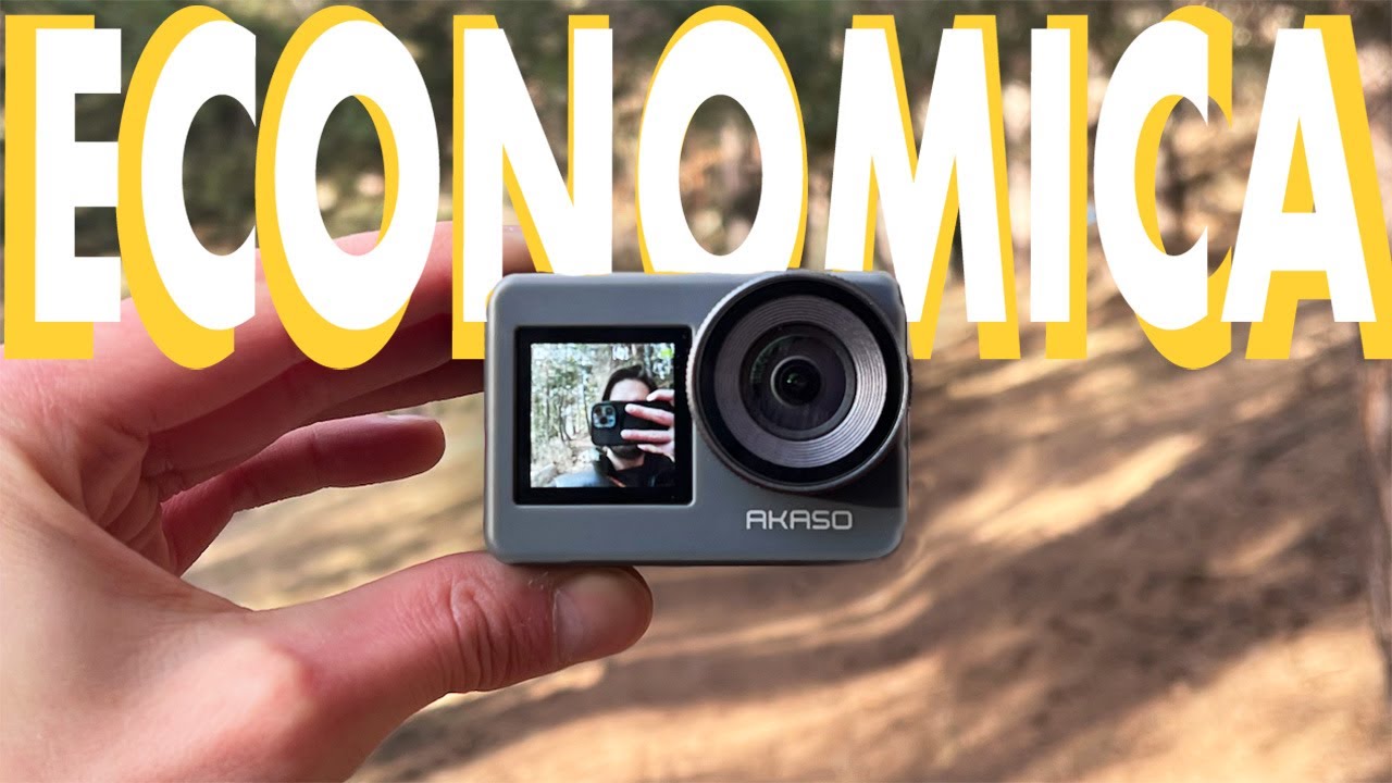 ACTION CAM ECONOMICA PERFETTA per PRINCIPIANTI - AKASO BRAVE 7 RECENSIONE
