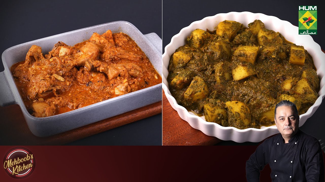 Aalu Palak & Hyderabadi Malai Qorma | Mehboob's Kitchen | Chef Mehboob | 5 Oct 2023 | MasalaTV