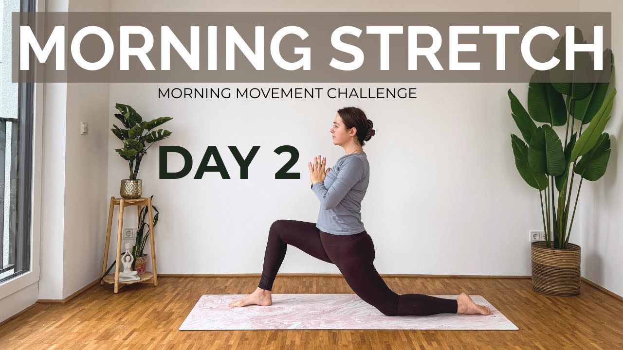 Day 2 – 10 Min Morning Yoga Stretch | Gentle Full Body Flow