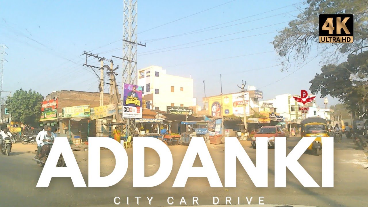 [India 4k] Addanki City car drive tour || 25th January 2026
