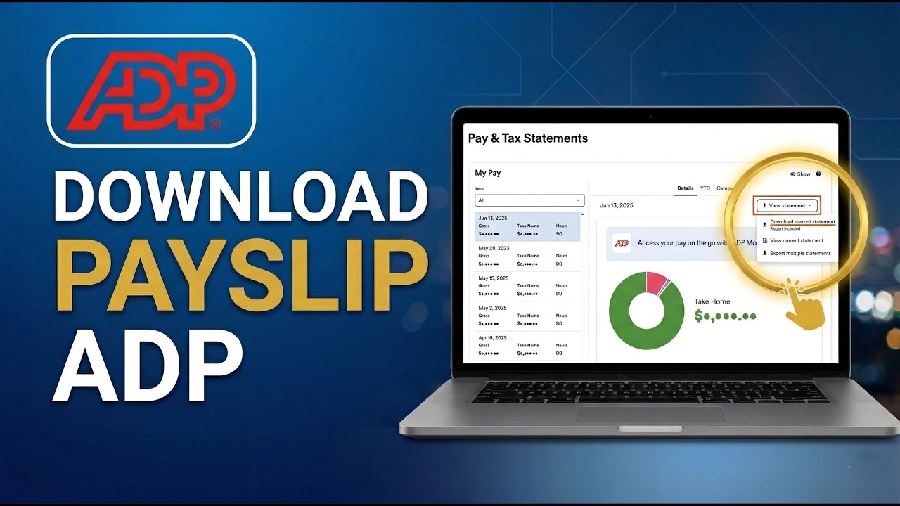 How To Download Payslip From ADP (2026) - Full Tutorial