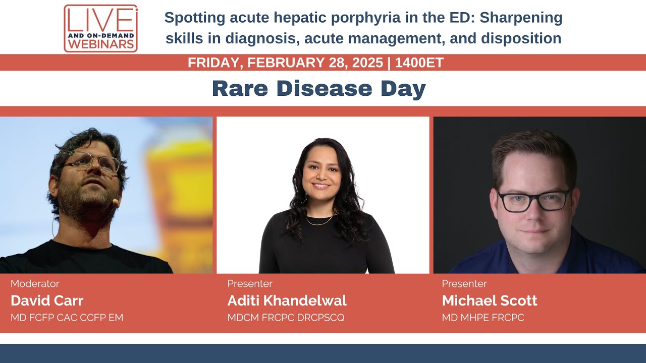 28FEB25 Spotting acute hepatic porphyria in the ED: Sharpening skills in diagnosis, acute managem...