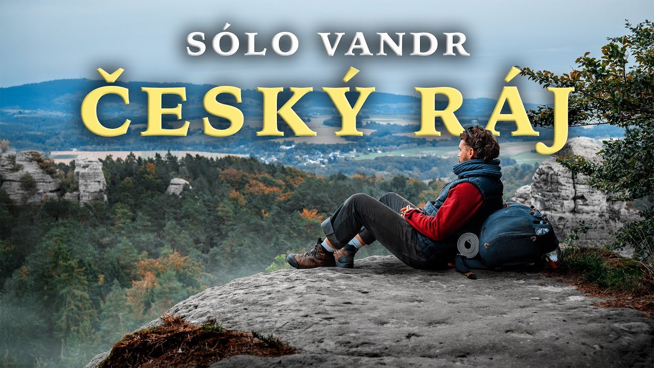 Deštivý SÓLO vandr v ČESKÉM RÁJI - musel jsem přespat pod skálou | Vandr #15 pt. 1