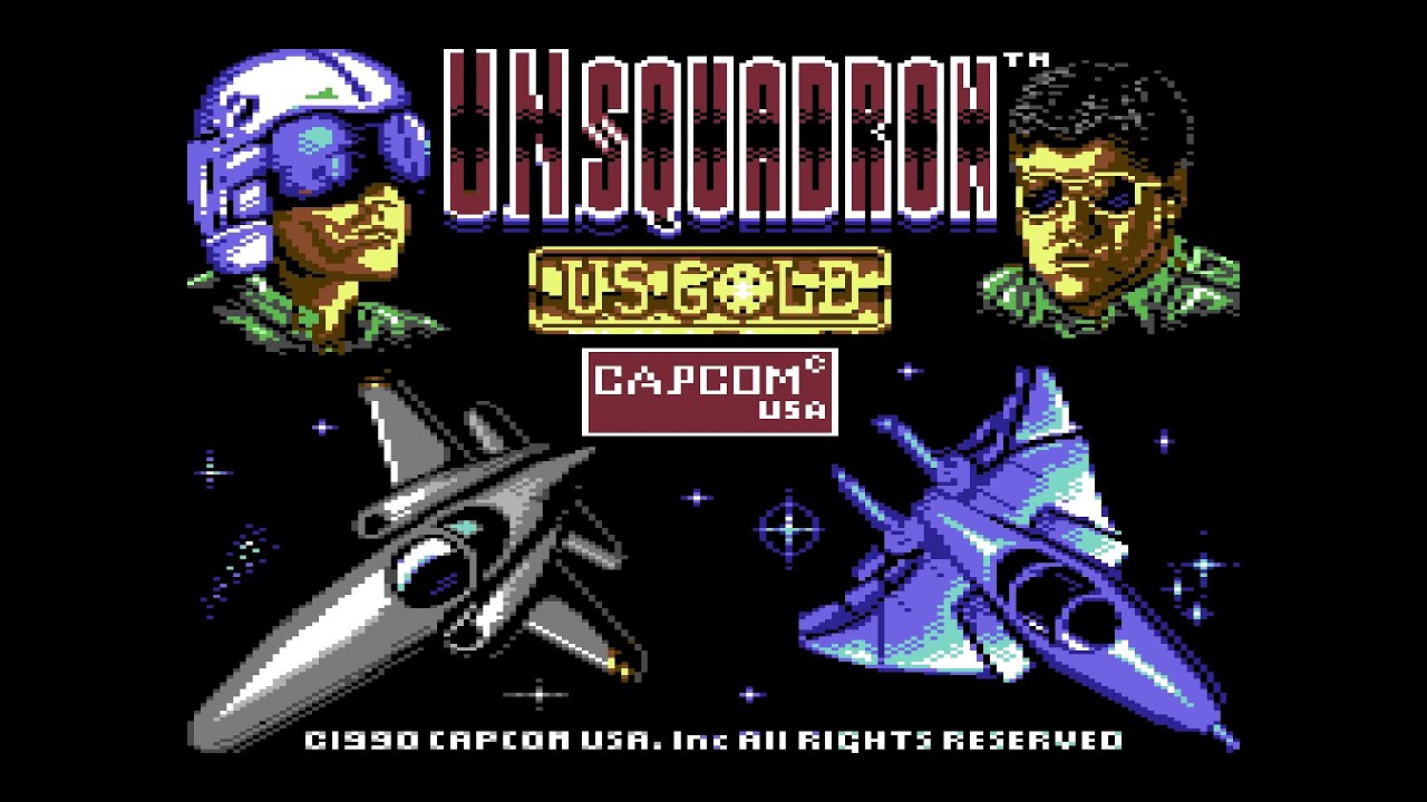 U.N. Squadron. [C64 - U.S. Gold, Capcom]. (1990). Shin Kazama. ALL.