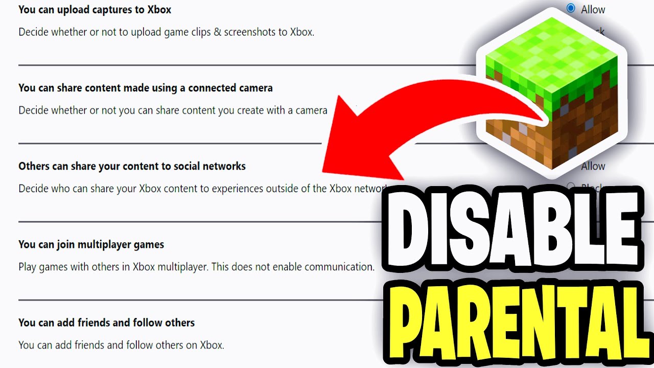 Как отключить родительский контроль в Minecraft в 2026 году! - Инструкция