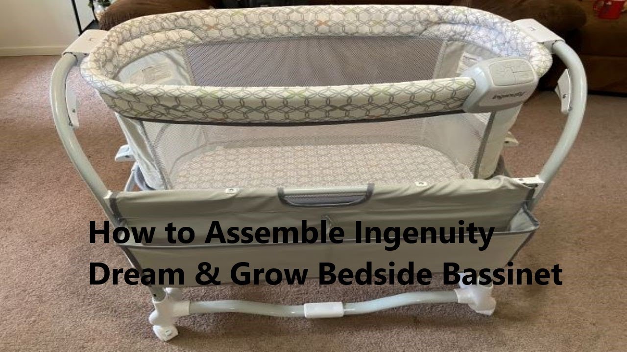 How to Assemble Ingenuity Dream & Grow Bedside Bassinet/Baby Crib || December 2020