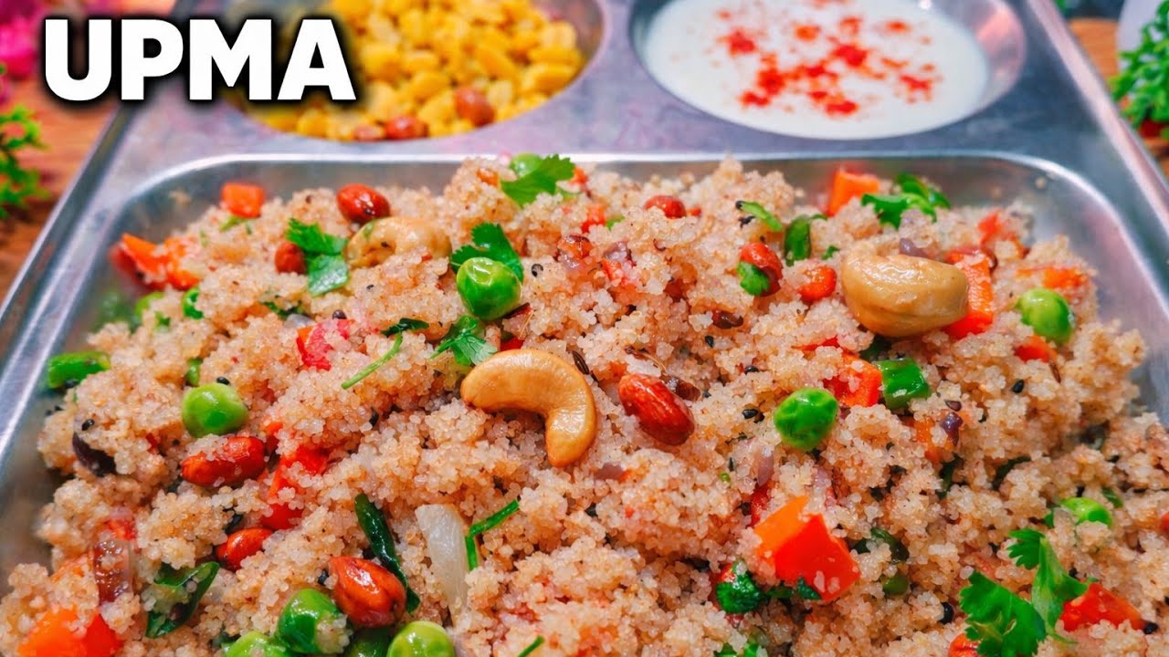 Aisa Khila-Khila Suji Upma Aapne Kabhi Nahi Banaya Hoga😍| Suji Upma Recipe | Easy Breakfast Recipe