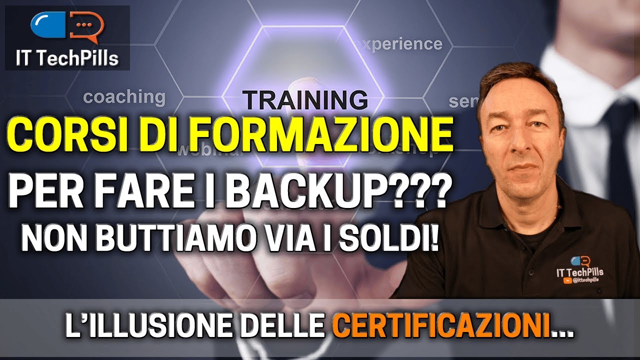 CORSI di FORMAZIONE per i backup... ma servono davvero?