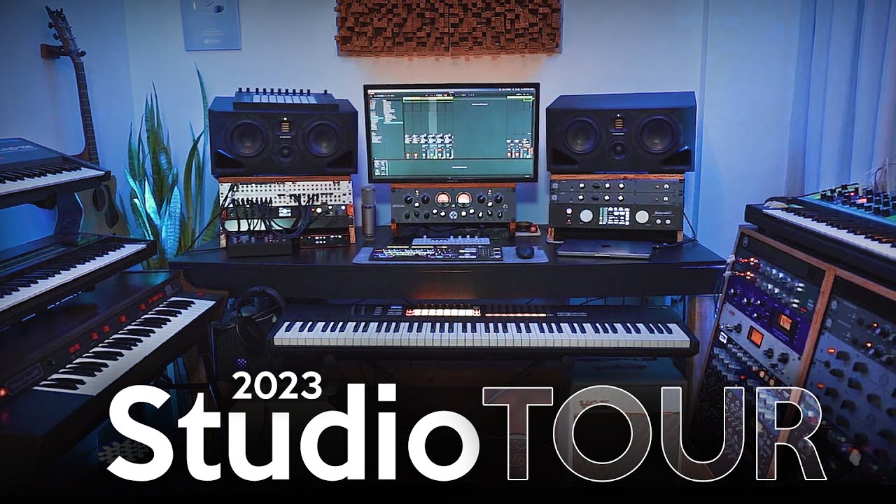 STUDIO TOUR 2023! Hardware Analogico, Sintetizadores Vintage y más!