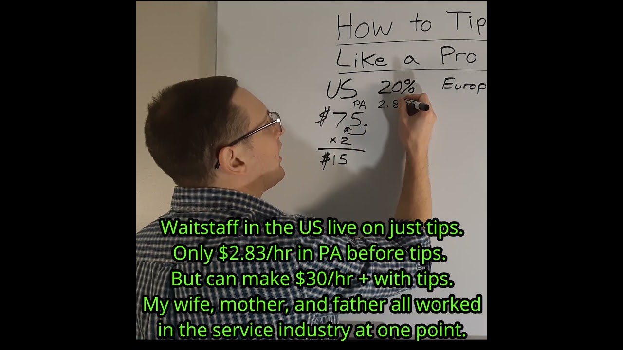How to Tip Like a Pro #tips #tip #tipping #maths #math #shorts #short #dating #money