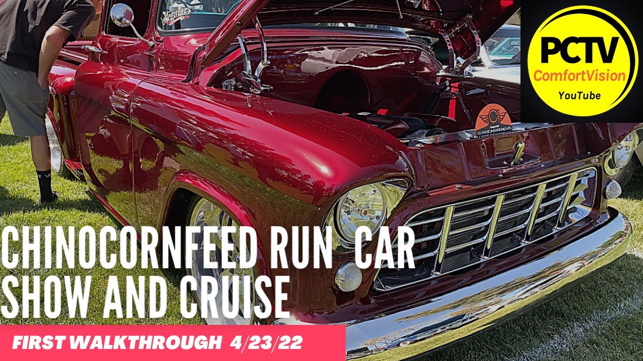 PCTV COMFORTVISION SCC Chino Cornfeed Run Car Show and Cruise April 24, 2022 Over 1000 cars !!