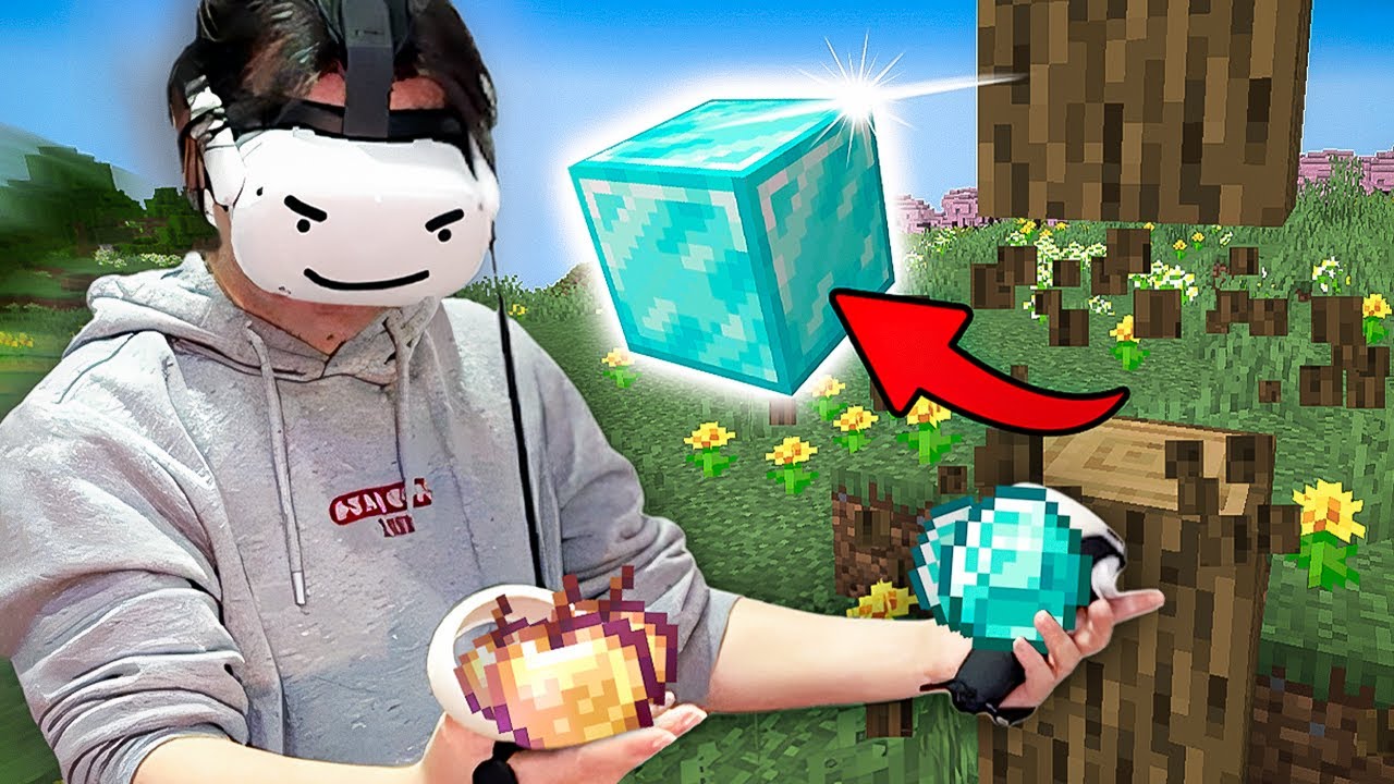 Minecraft VR ama Bloklar Rastgele