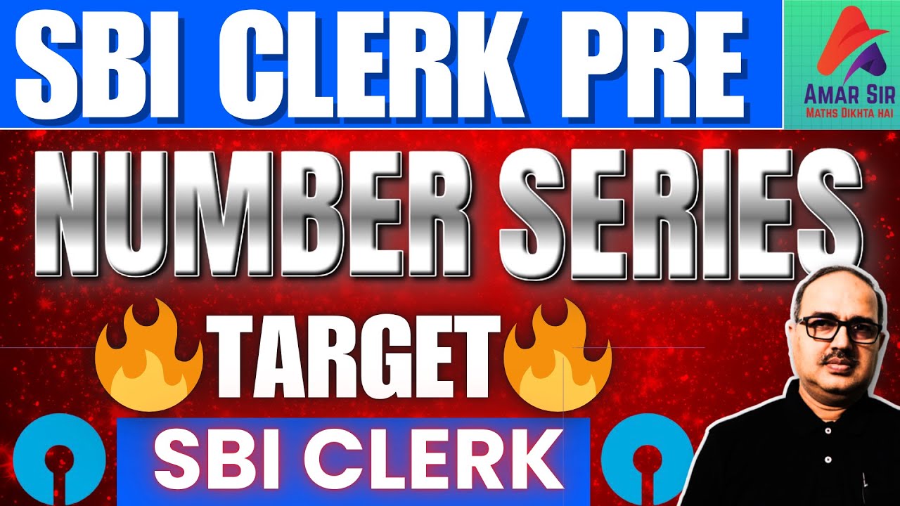 Complete Number Series in ONE SHOT🎯 | SBI Clerk PRELIMS | Amar Sir