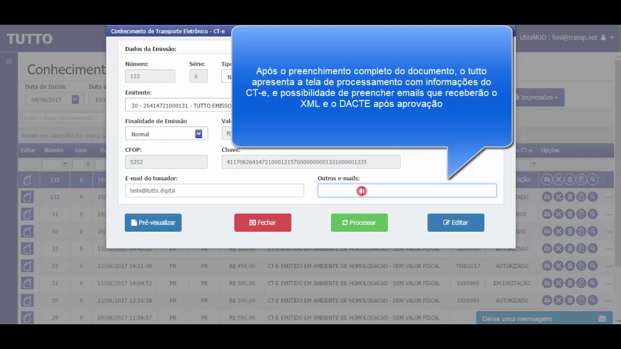 Emiss&atilde;o CTe e MDFe