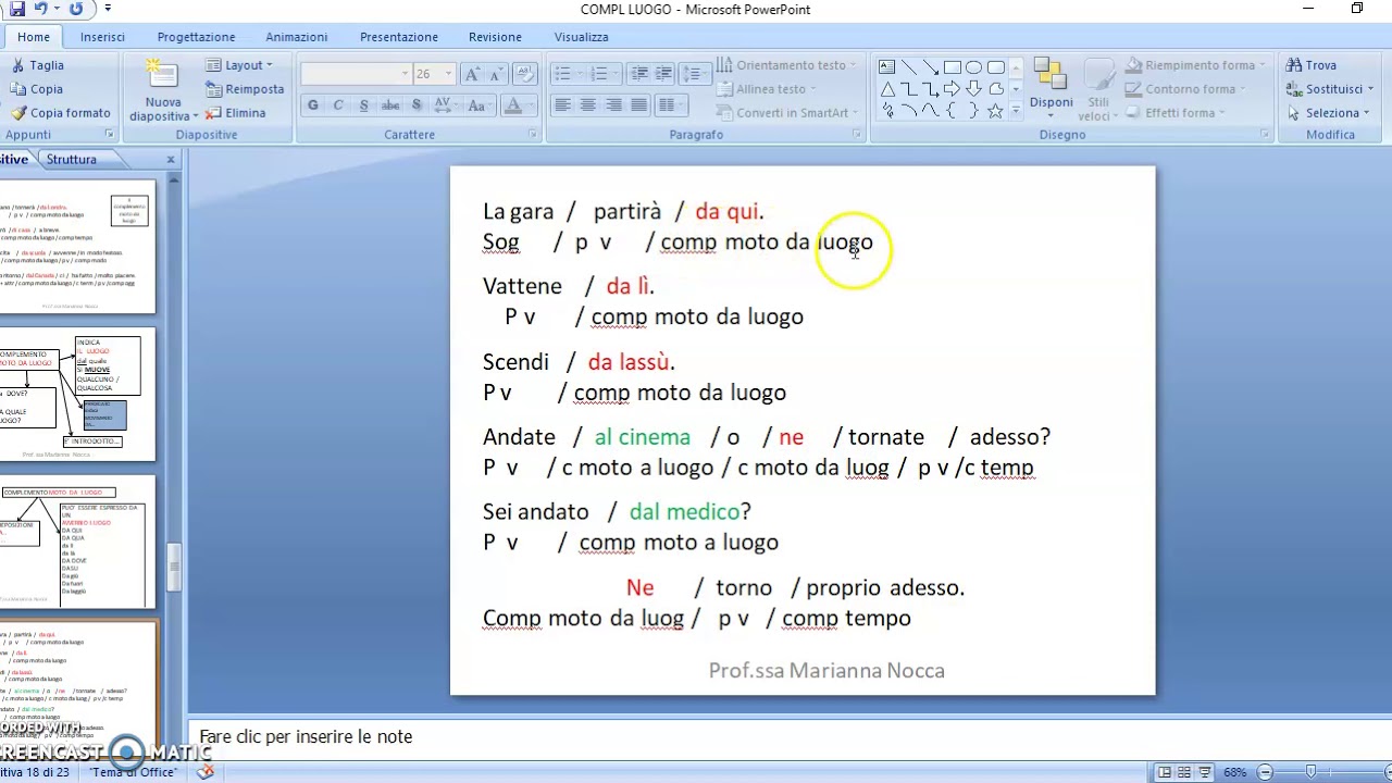 Compl MOTO DA luogo