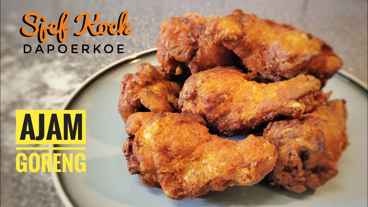Ajam Goreng | Ayam Goreng | Gebakken Kip | Indische Keuken