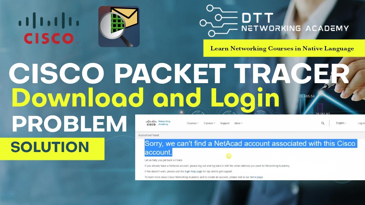 Sorry, we can't find a netacad account associated with this cisco account || July 2022 || DTT ||