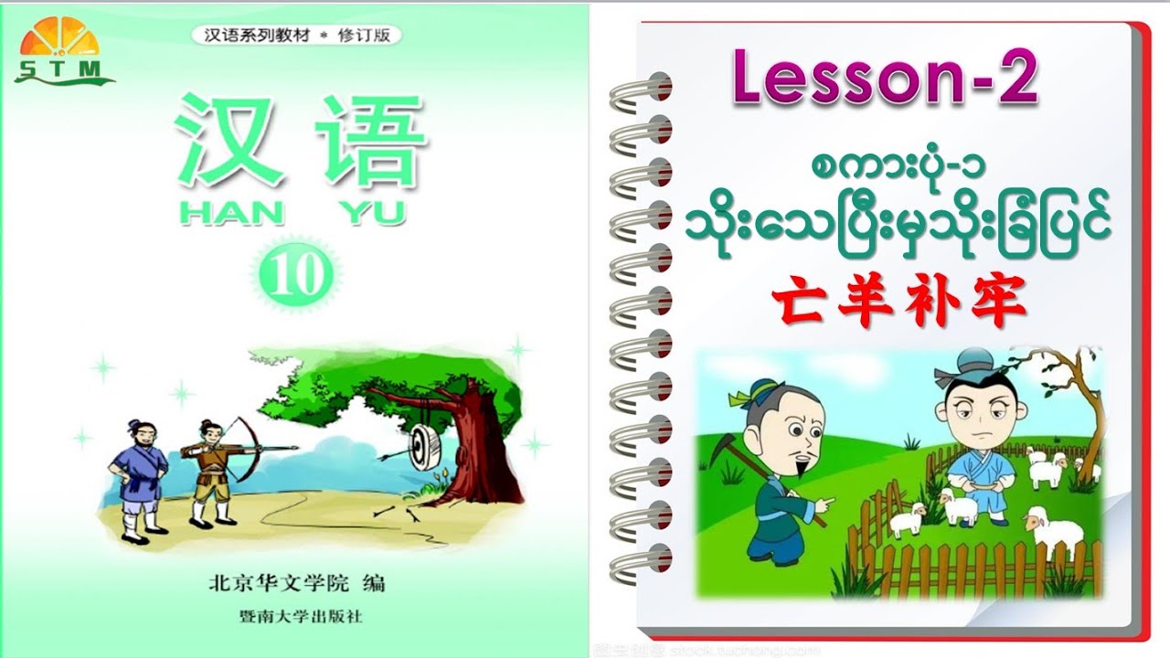 HAN YU -10  သင်ခန်းစာ - ၂ 汉语 -10   lesson-2
