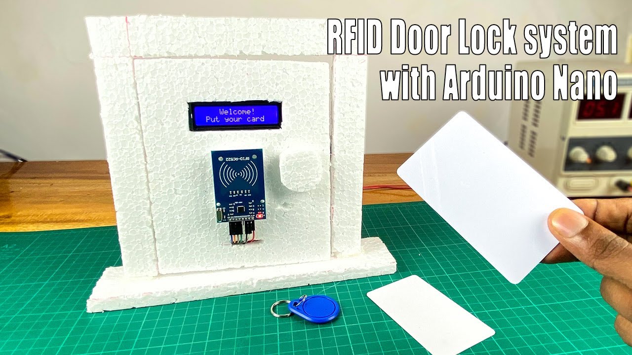How to make an RFID door lock system using an Arduino Nano board #sritu_hobby #arduinoproject