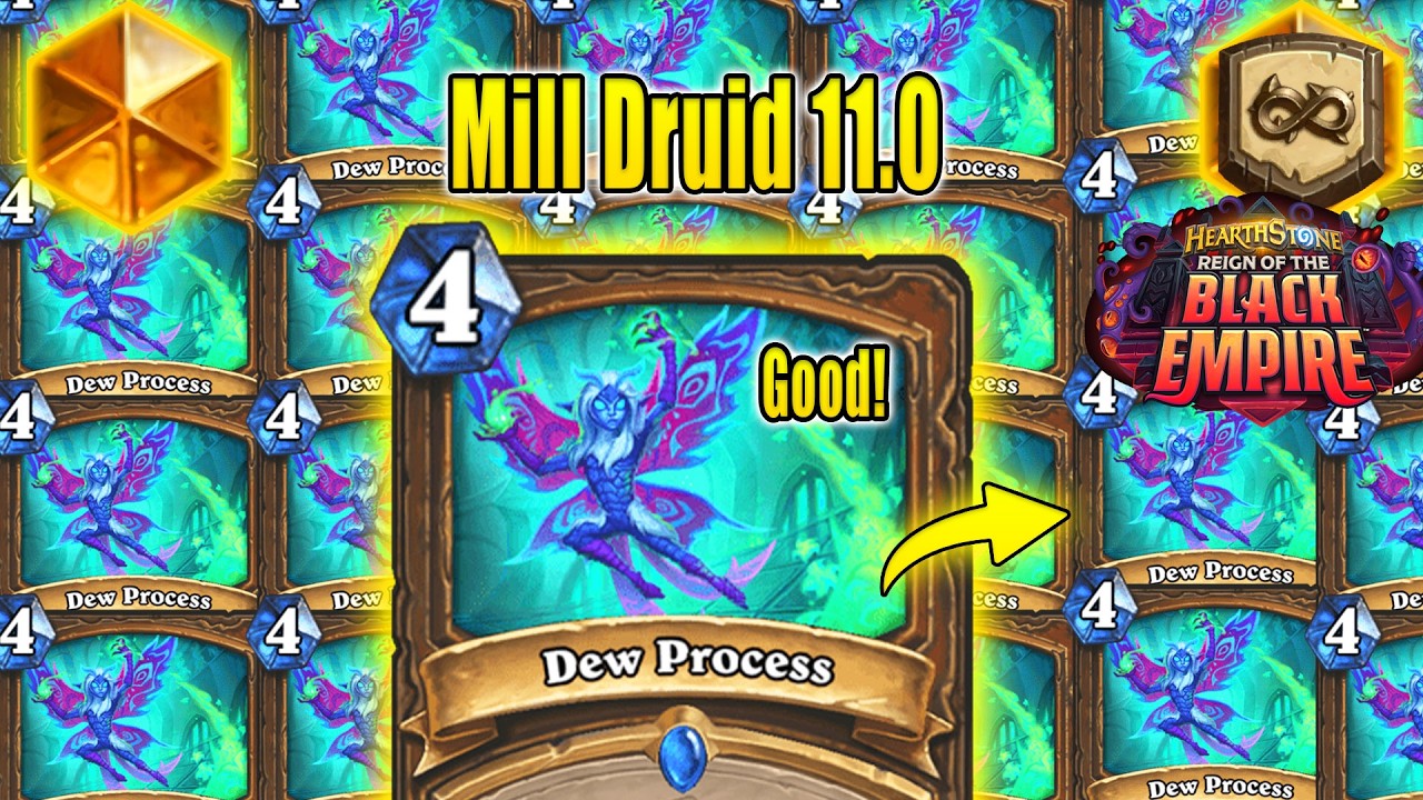 Burning Opponent's Decks With Mill Druid Deck 11.0 At Escape from Violet Hold | Hearthstone