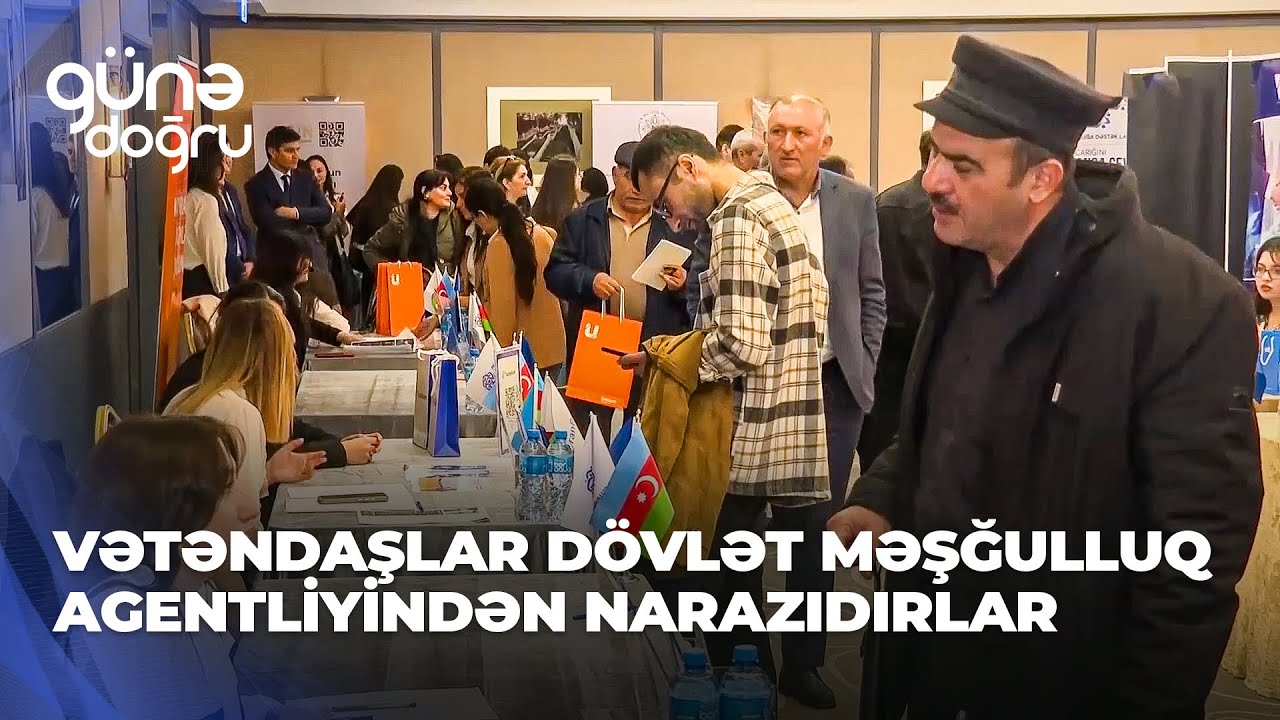 Günə doğru | İşsiz vətəndaşlar Dövlət Məşğulluq Agentliyindən narazıdırlar