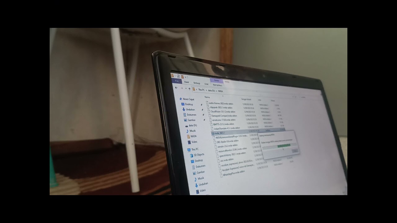 cara menginstal NVDA 2023 dan cara  mensettingnya  untuk laptop dan sejenisnya