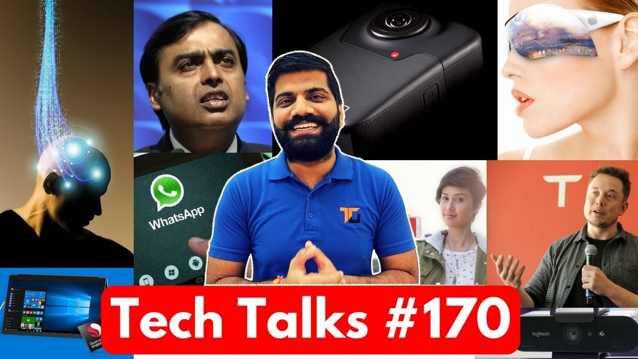 Tech Talks #170 - Jio Fastest, BSNL 339 84GB, Moto C, HTC Vive, Apple AR, GoPro Fusion