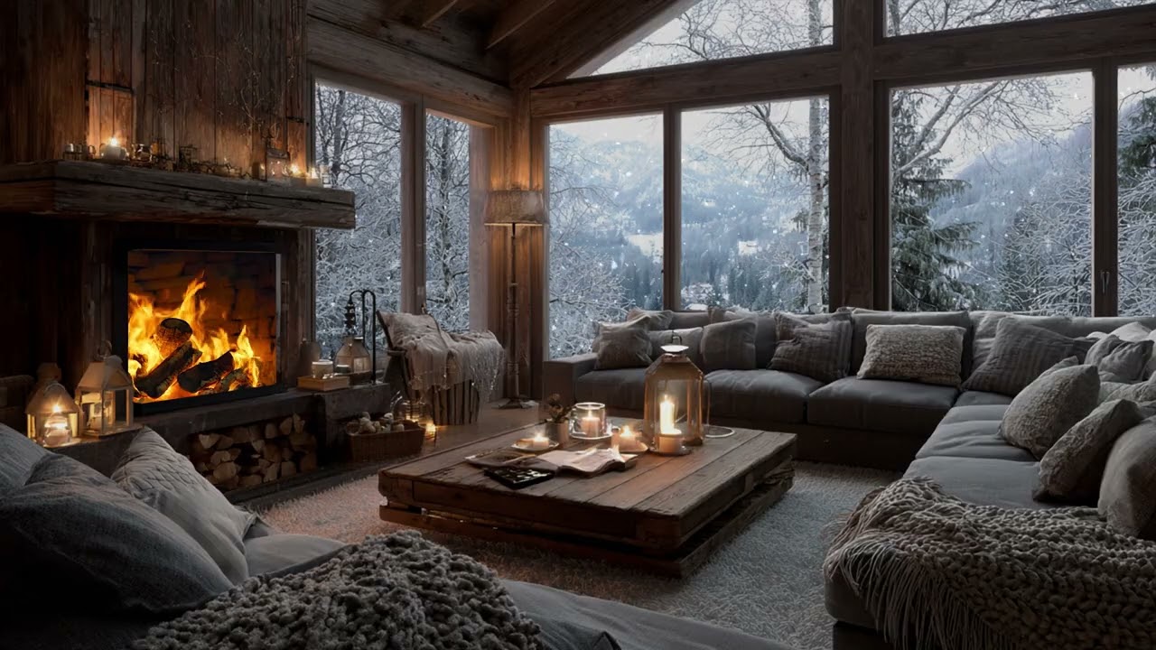 Winter sound drifting indoors ❄️ letting long cold hours feel calm inside slowly now