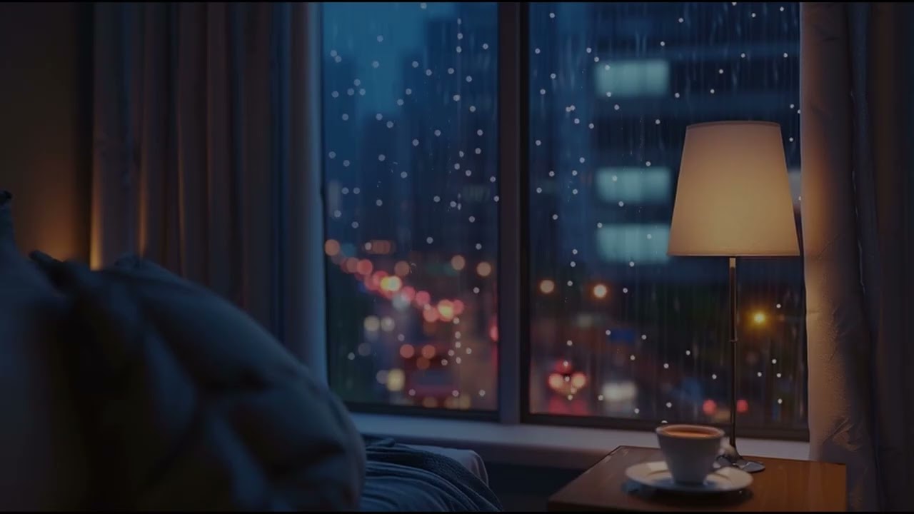 8 Hours | Stop Overthinking & Fall Asleep Instantly | Heavy Rain | You Are Safe Here | Quite Room