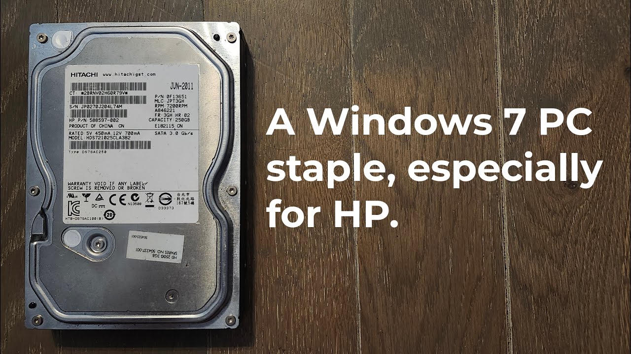Hard Drive Sounds: Hitachi Deskstar HDS721025CLA382
