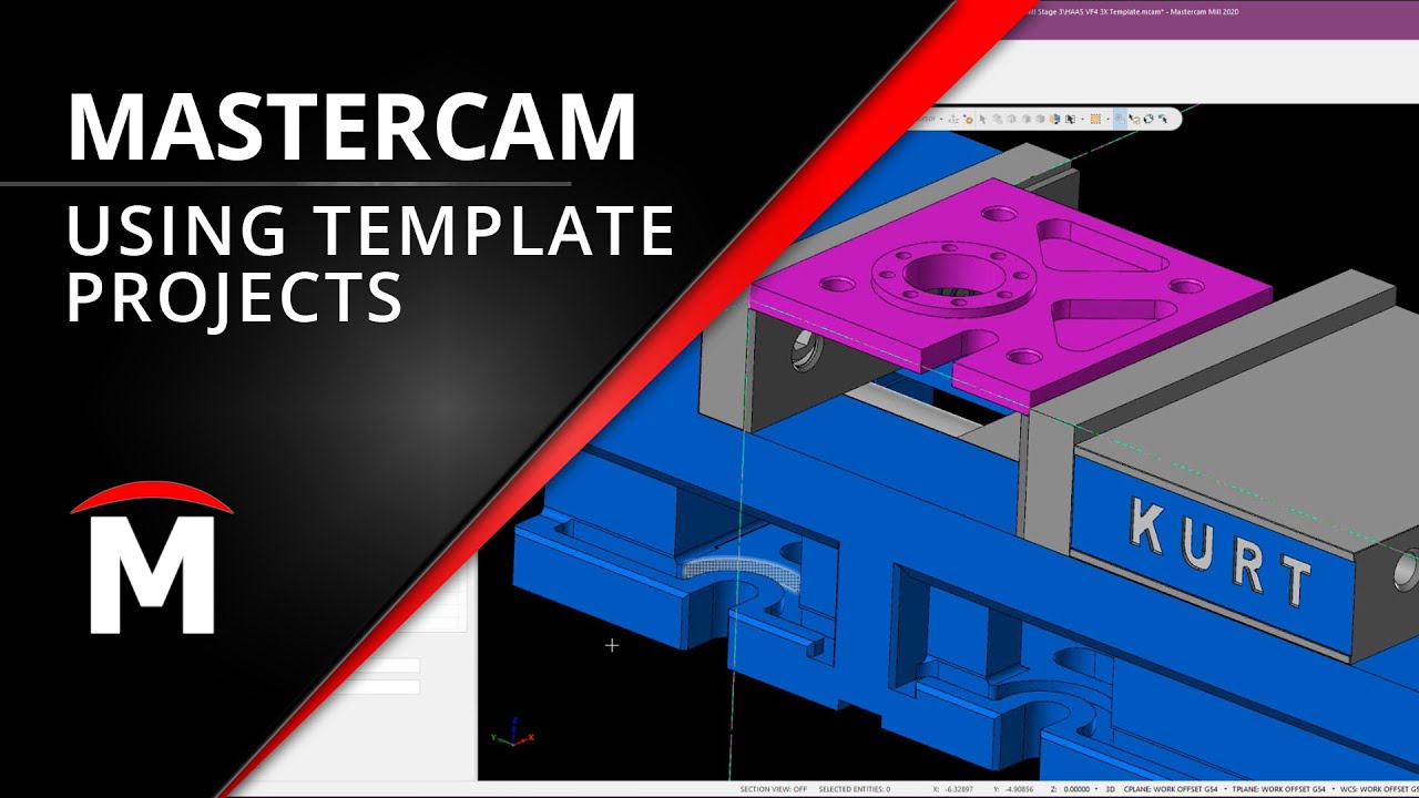 Технический совет: использование шаблонов проектов в Mastercam
