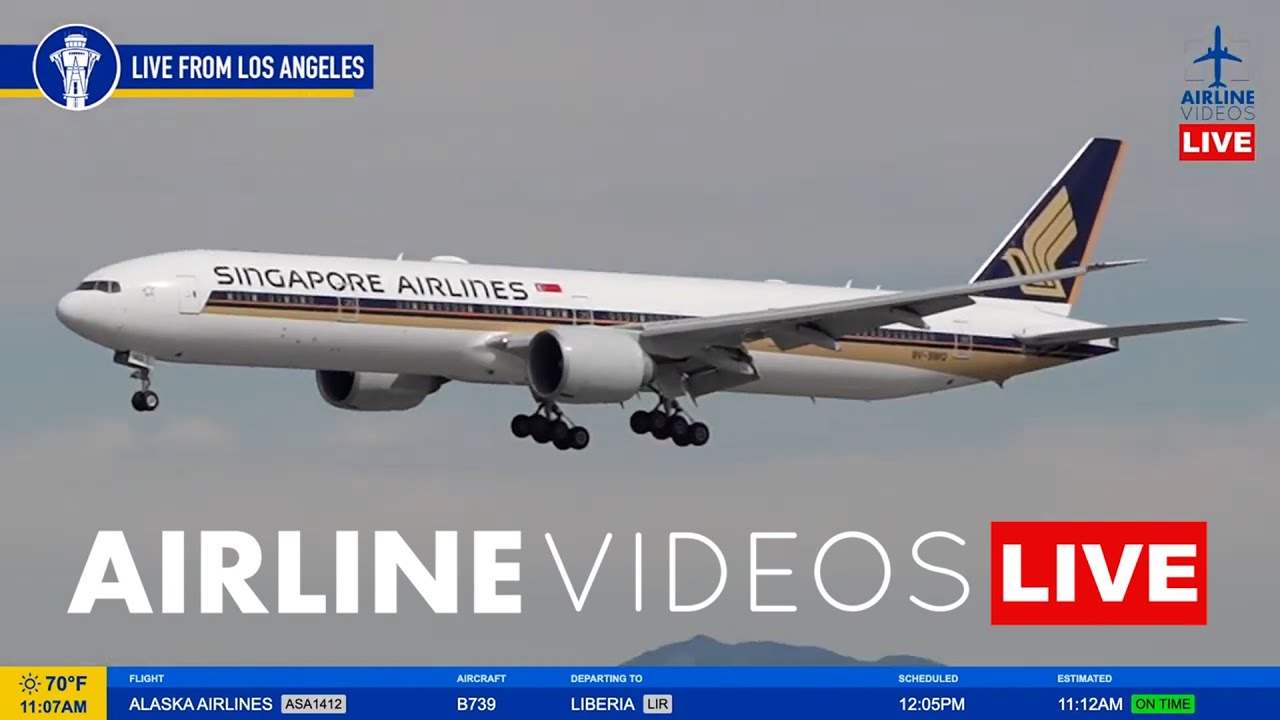 🔴LIVE LAX PLANE SPOTTING: Watch Arrivals and Departures