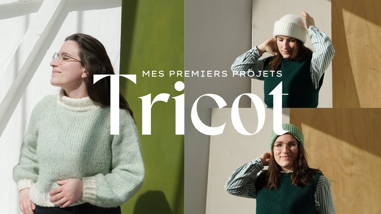 Mes premiers projets tricot, j'ai enfin appris à tricoter !
