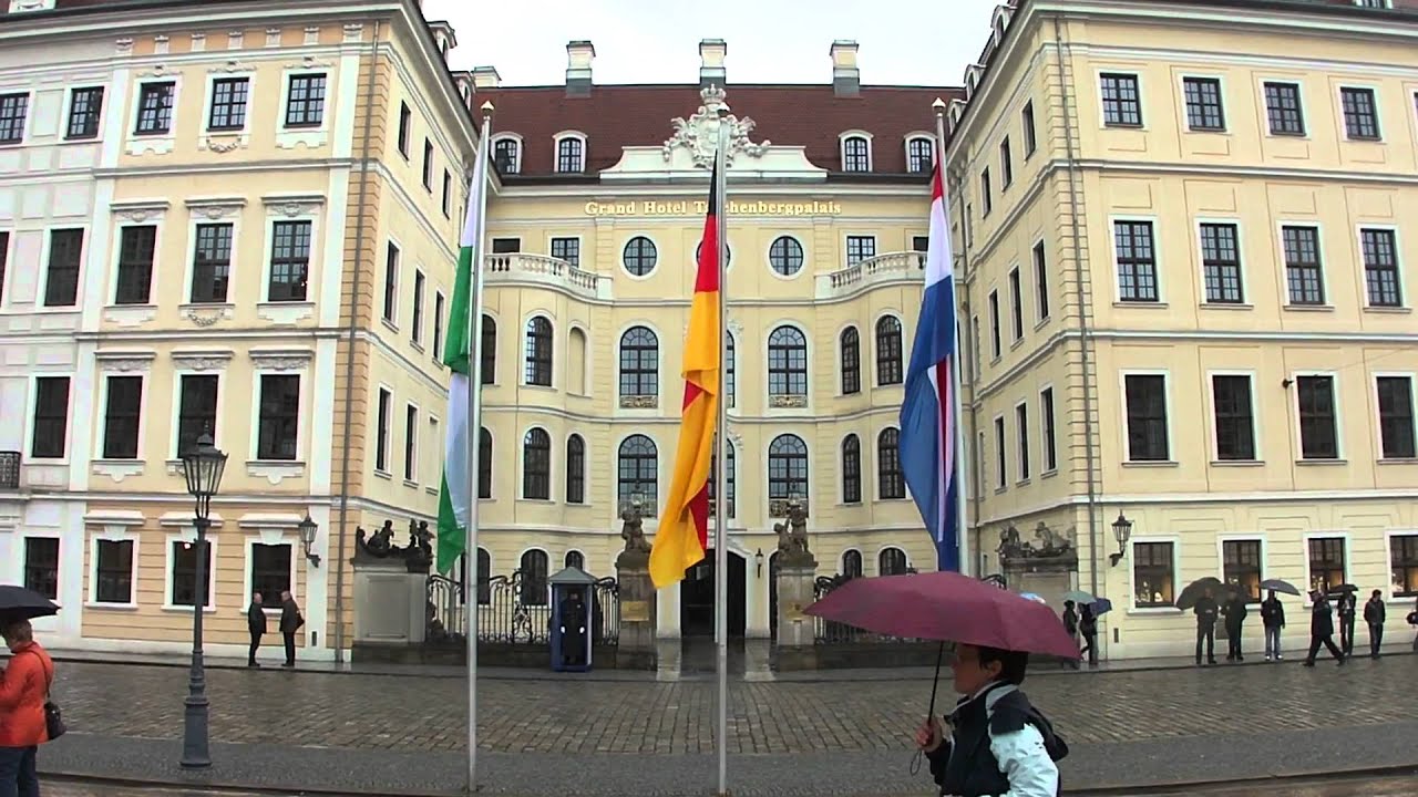 Grand Hotel Taschenberg Kempinski + Flags + BMW R1200RT police escort