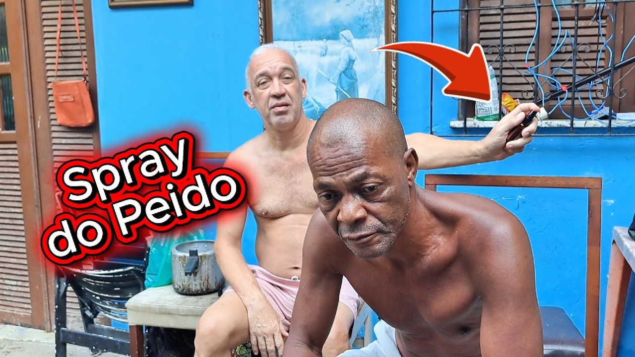 ELOI ARMOU COM LÍNGUA ROXA E TROLLOU NAL COM O SPRAY DO PEIDO