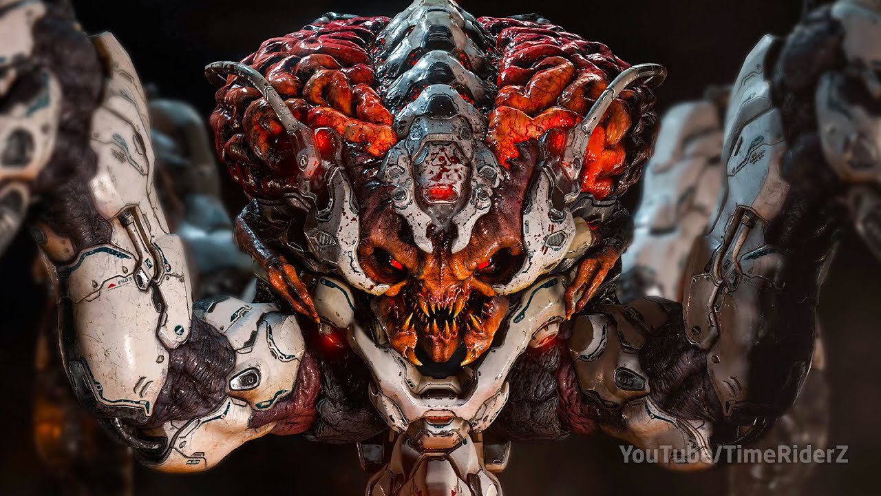 Doom 2016 — Финальный босс Паук-повелитель (Кошмар | Без урона) [4K]